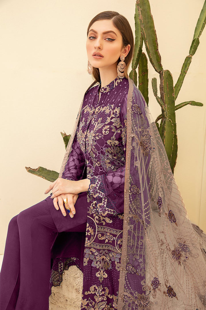 Awesome Wine Pakistani Style Salwar Kameez