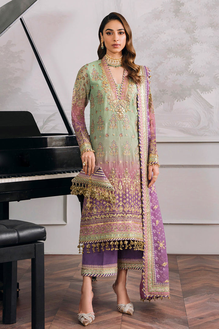 Eid Collection Multi Color Georgette Printed Pakistani Salwar Kameez With Beautiful Printed Dupatta-7