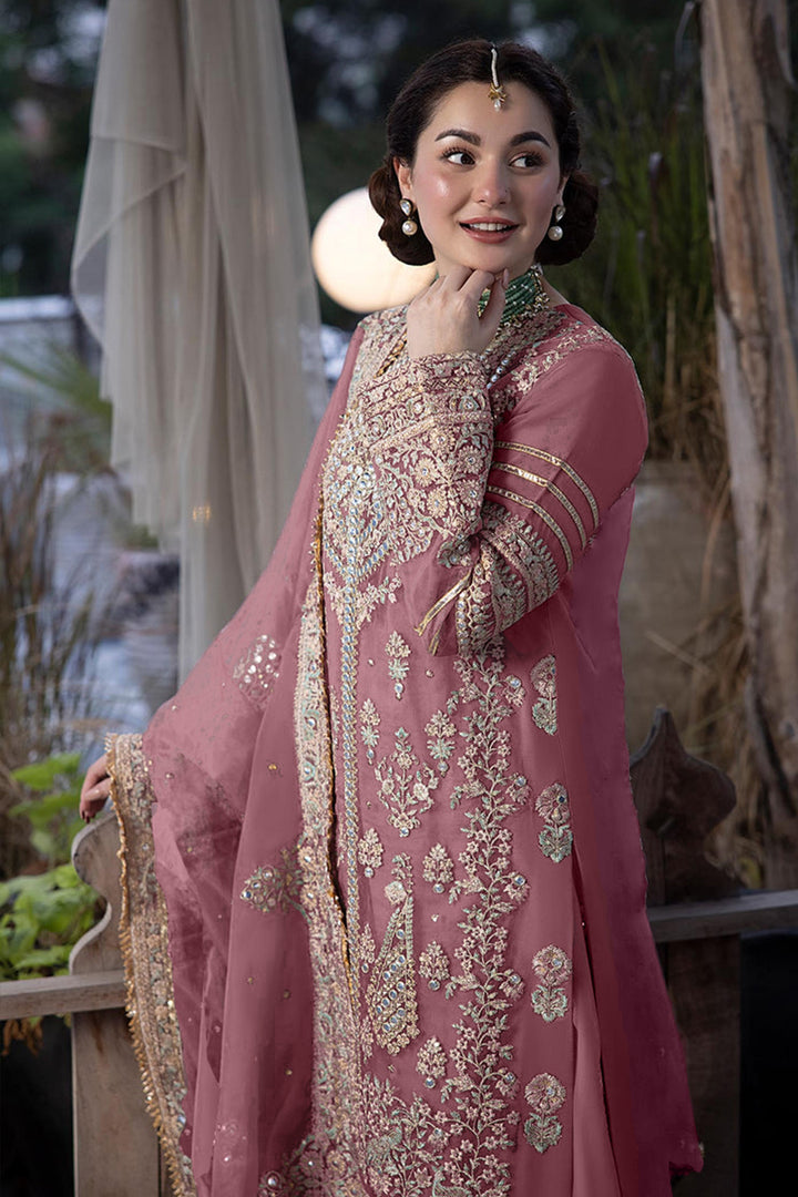 Eid Wear Baby Pink Pakistani Sharara Designer Foil Work With Beautiful Embroidery Dupatta Work-4