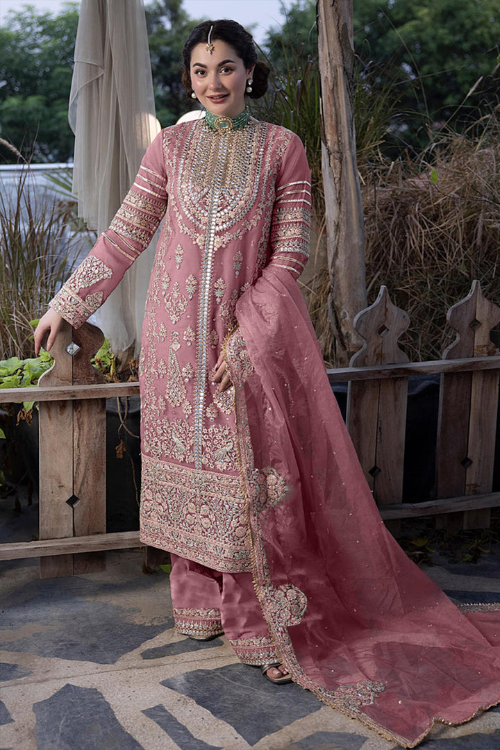 Eid Wear Baby Pink Pakistani Sharara Designer Foil Work With Beautiful Embroidery Dupatta Work-5