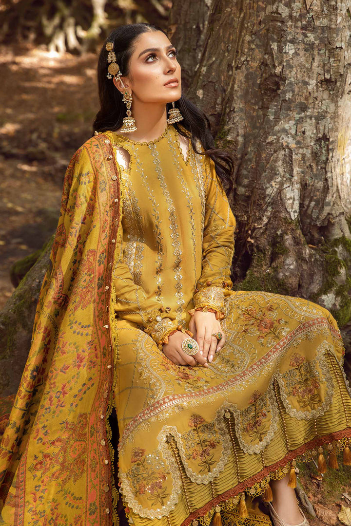 Hoortex Wedding Wear Yellow Color Pakistani Salwar Kameez With Chiffon Digital Printed Dupatta 6