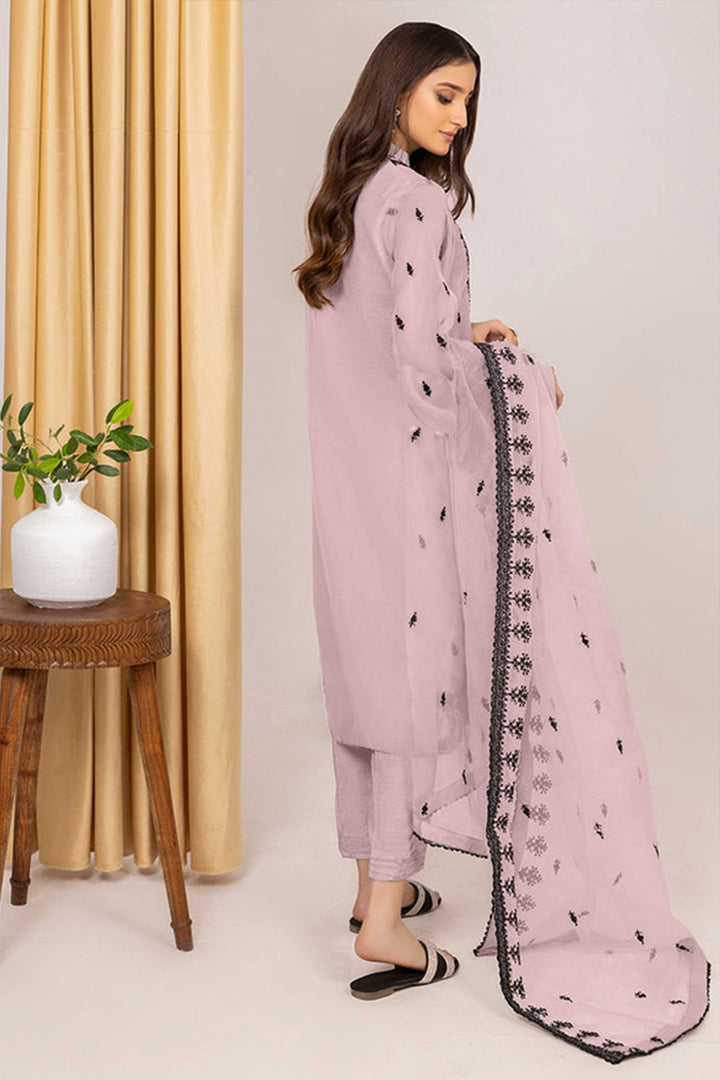 Luxury Ready To Wear Purple Organza Pakistani Salwar Kameez With Beautiful Dupatta Work 1