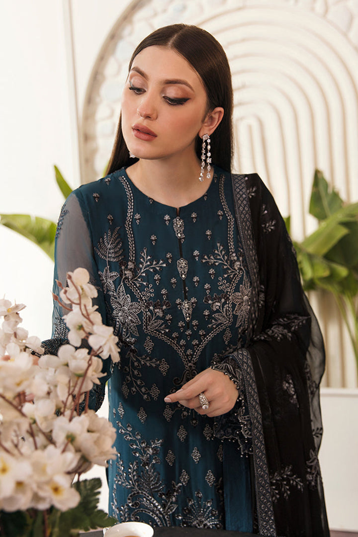 Rama Embroidered Pakistani Salwar Kameez Mirror Work